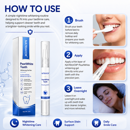 NATRAVOR® PearlWhite Teeth Whitening Gel Pen