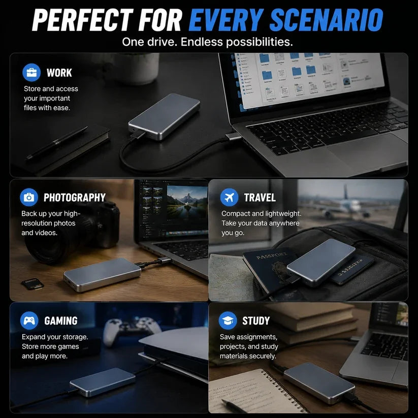 🔥 LAST DAY: 50% OFF – Portable External SSD to Protect Your Photos, Videos & Important Files