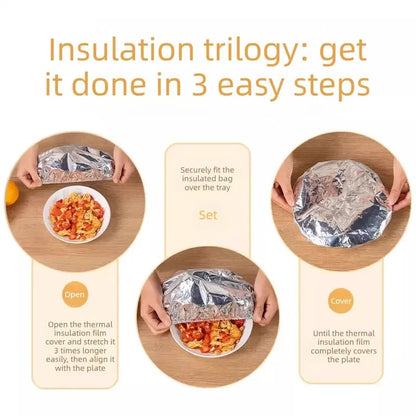 Keep Every Meal Warm Until Everyone Is Ready To Eat - Food-Grade Aluminum Foil Insulation Cover