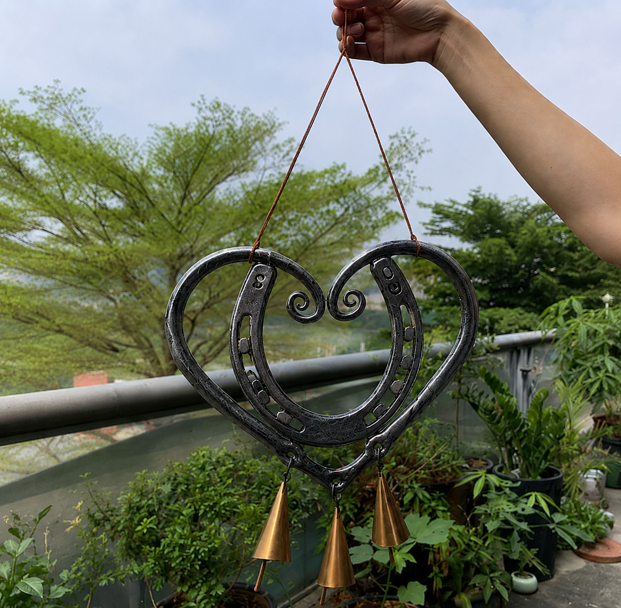 The Horseshoe Heart Wind Chime ❤🐎（Handmade by Jordan Maynard）