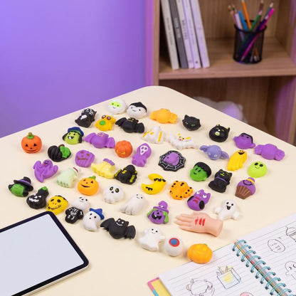 🎃 Halloween Squishies Party Favor Set – 30/60/90PCS Soft Squeeze Toys for Trick-or-Treat & Classroom Rewards