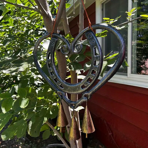 The Horseshoe Heart Wind Chime ❤🐎（Handmade by Jordan Maynard）