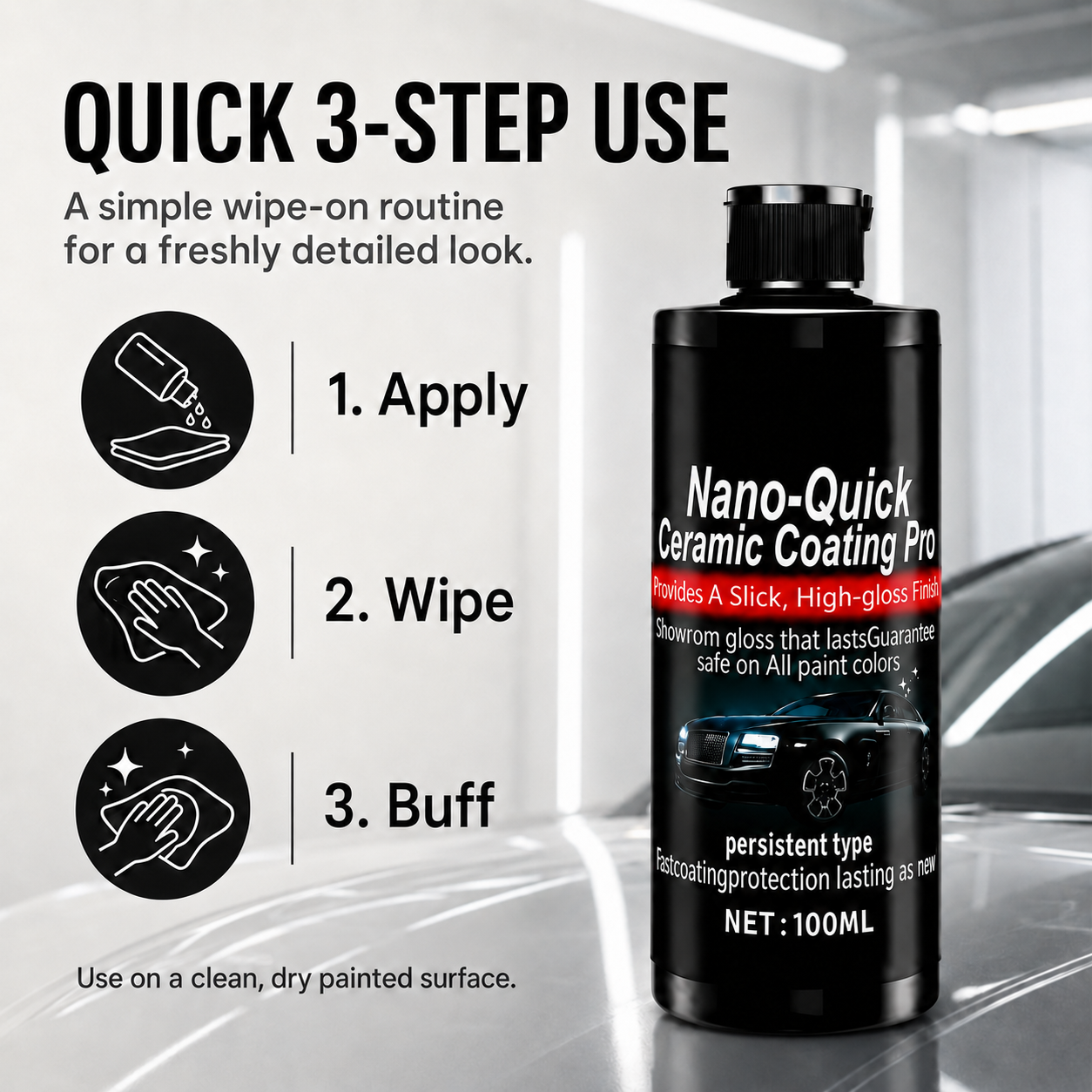🚗Hot Sale 49% Off -Automotive Nano Ceramic Coating Spray