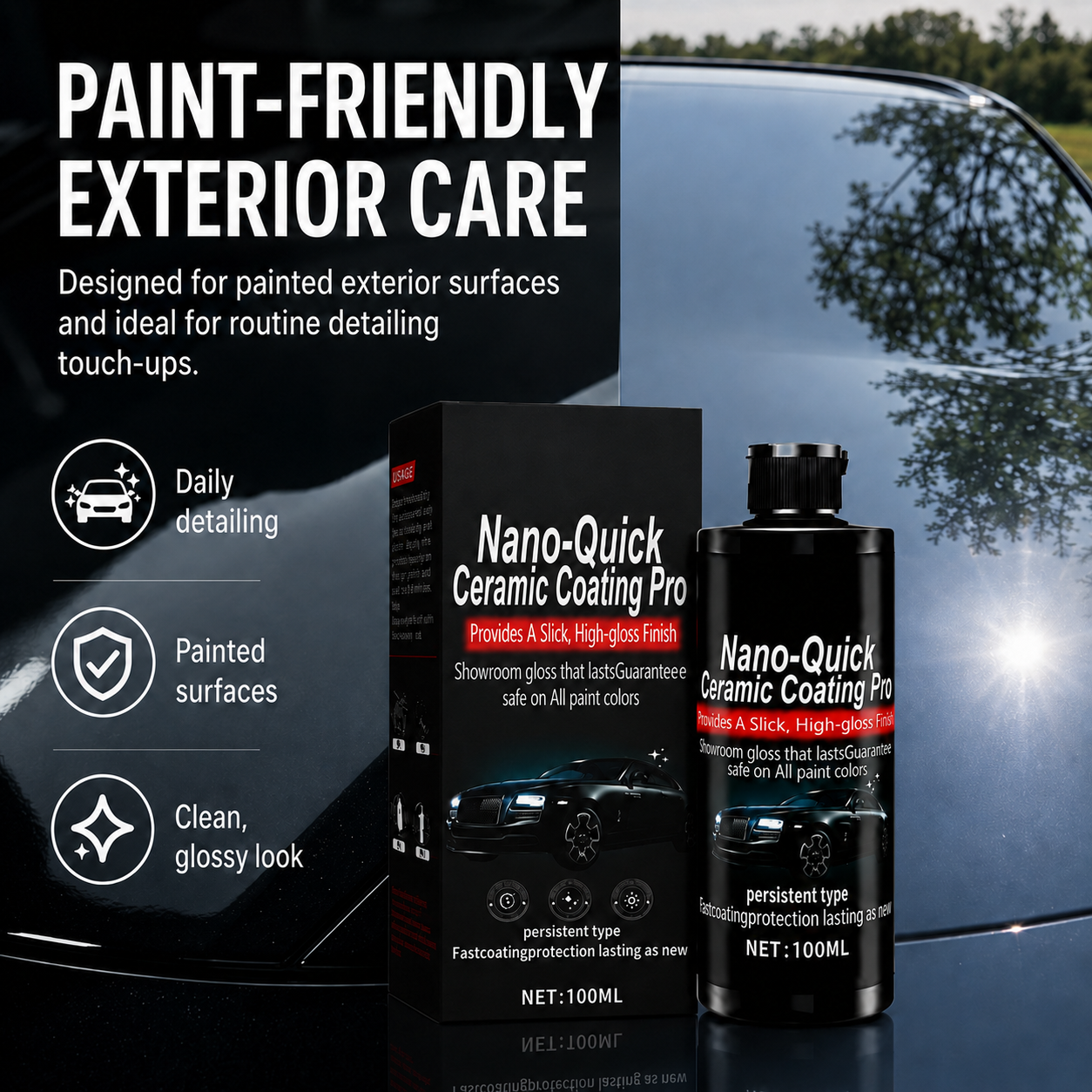 🚗Hot Sale 49% Off -Automotive Nano Ceramic Coating Spray