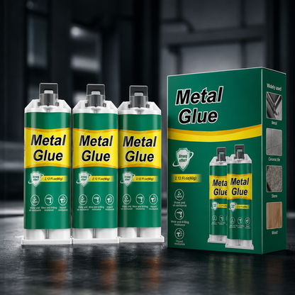 Metal Glue Heavy Duty 60g Strong Putty Epoxy Filler | Metal Repair Glue Heavy Duty for Ceramic Wood Glass Automotive Plumbing DIY Construction Stainless Steel