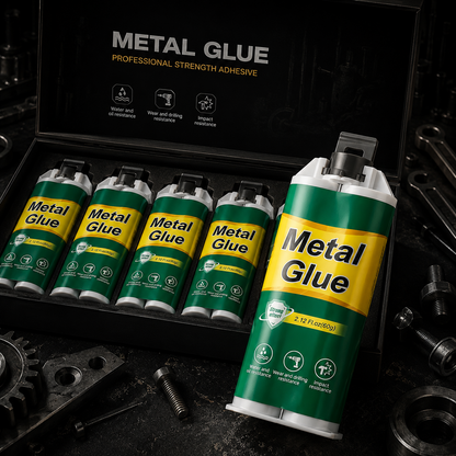 Metal Glue Heavy Duty 60g Strong Putty Epoxy Filler | Metal Repair Glue Heavy Duty for Ceramic Wood Glass Automotive Plumbing DIY Construction Stainless Steel