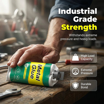 Metal Glue Heavy Duty 60g Strong Putty Epoxy Filler | Metal Repair Glue Heavy Duty for Ceramic Wood Glass Automotive Plumbing DIY Construction Stainless Steel