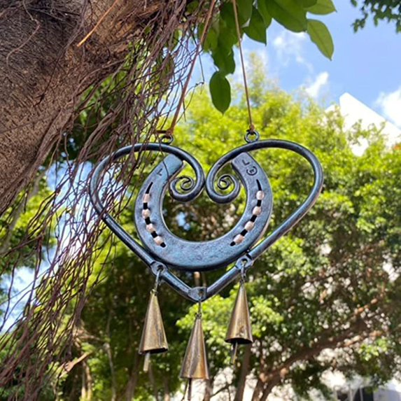 The Horseshoe Heart Wind Chime ❤🐎（Handmade by Jordan Maynard）